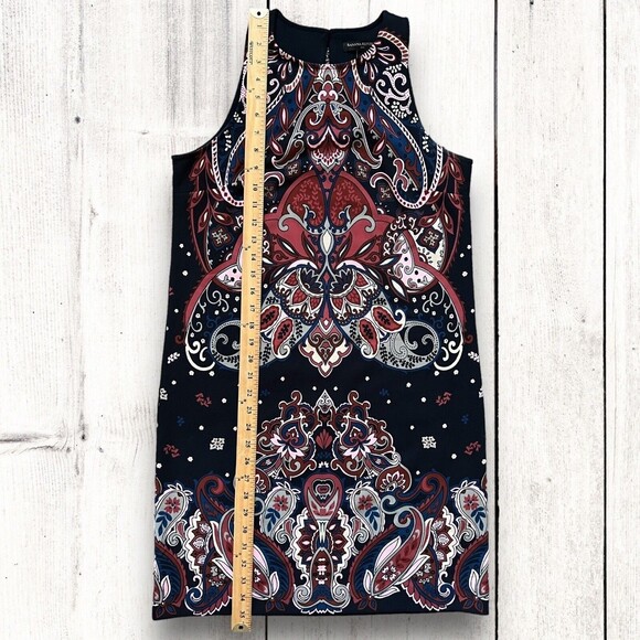 Banana Republic Dress Womens Size S Paisley Print Sleeveless Shift Multicolored - Picture 9 of 11